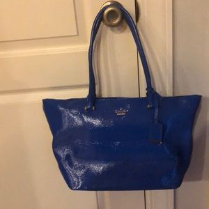 Blue Kate Spade tote